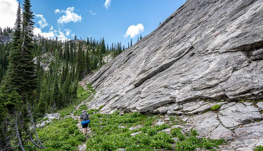 The final climb to Gwillm Lakes - one of the best hikes in BC