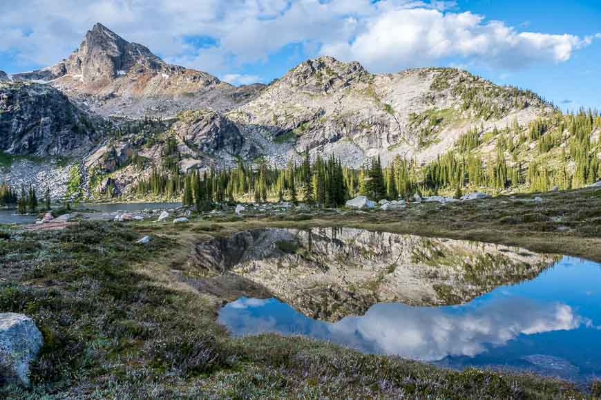 The beautiful Gwillim Lakes in Valhalla Provincial Park