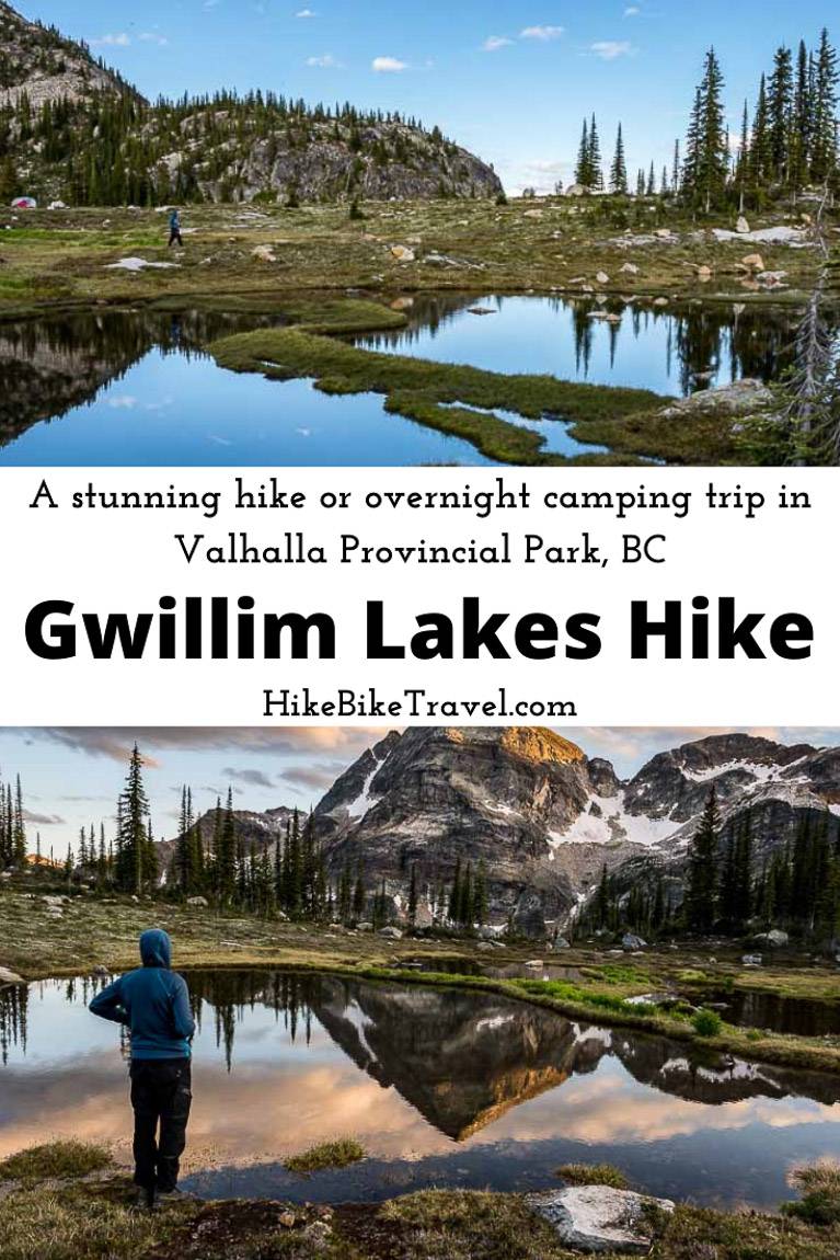 Gwillim Lakes - a stunning hike in BC's Valhalla Provincial Park