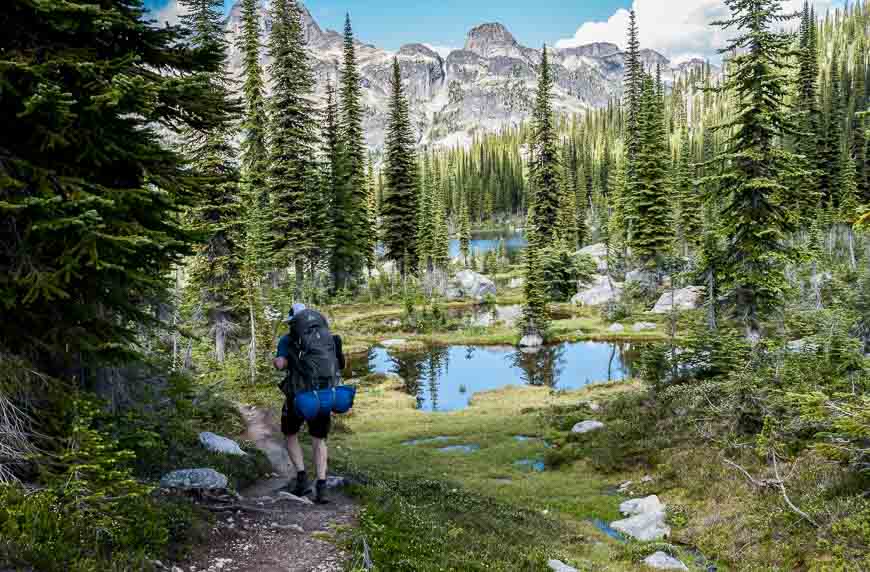 Teaser lakes on the way up to Gwillim Lakes