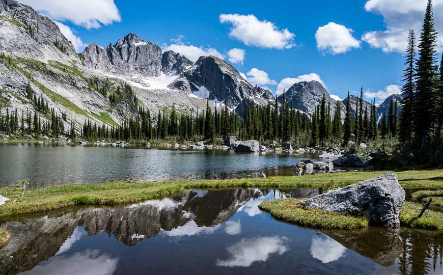 Fabulous scenery about two hours into the hike to Gwillim Lakes