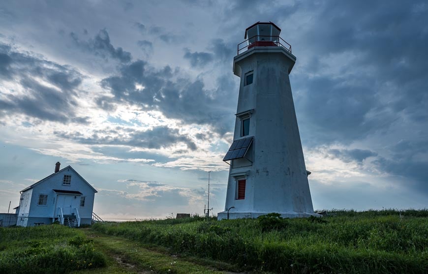 Ile aux Perroquets lighthouse and lightkeeper's cottage