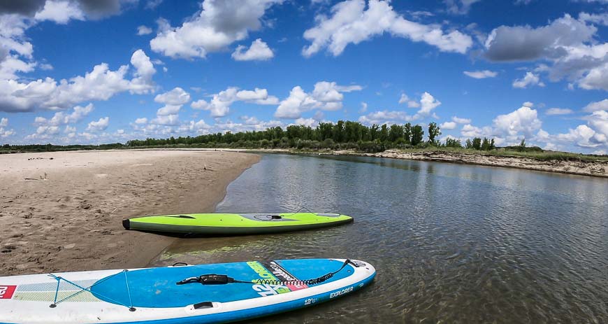 Our SUP trip starts at the Poplar Bluffs Conservation Area 