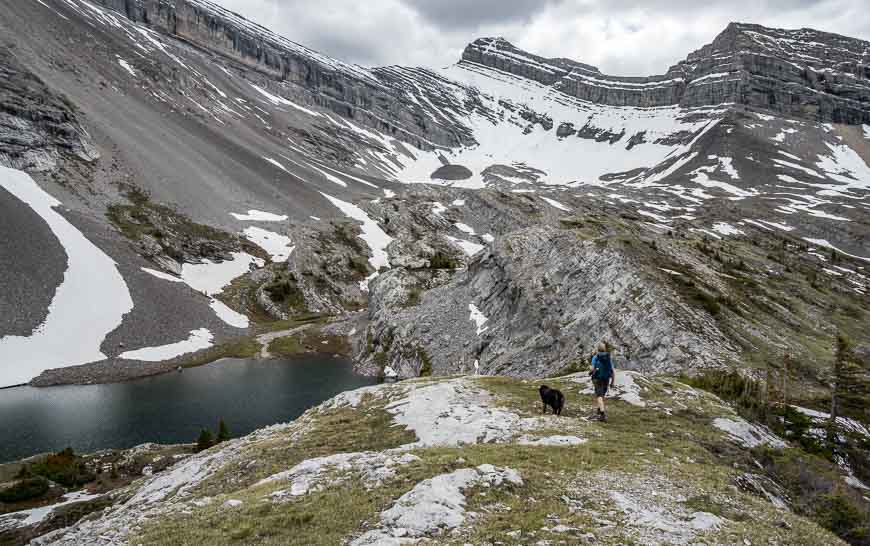 Stupendous mountain vistas on the Sparrowhawk Tarn hike