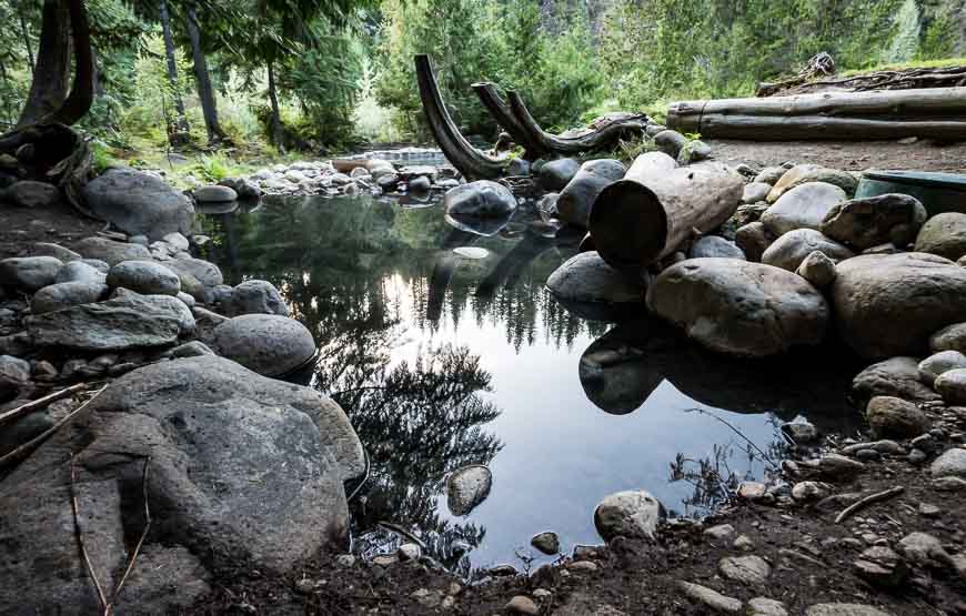 Halfway Hot Springs enjoys a magical location