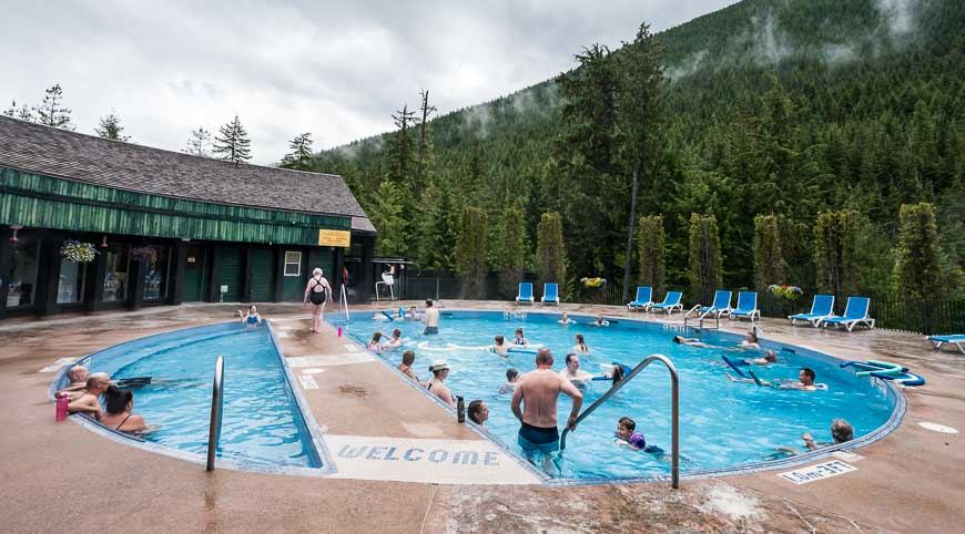 Nakusp Hot Springs are the closest to Nakusp