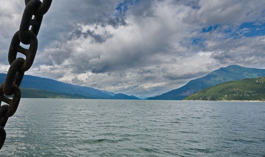 On the ferry to Shelter Bay