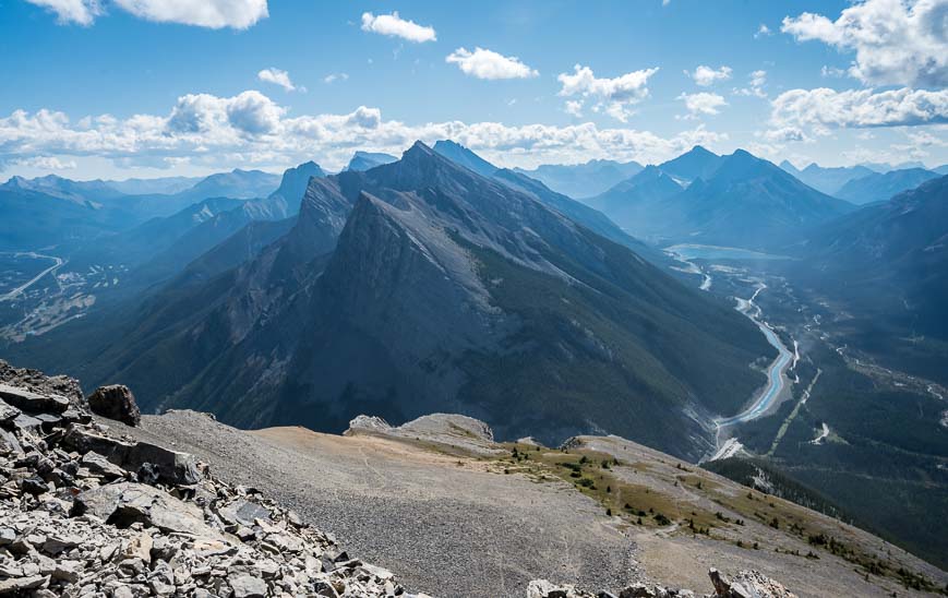 Superb views of the Spray Valley & Ha Ling Peak