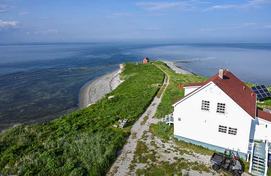 View from the lighthouse of Ile aux Perroquets