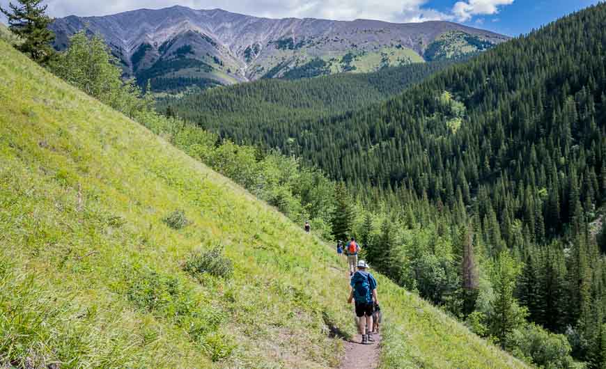 Nice views once the trail breaks out of the woods on the Pickle Jar Lakes hike