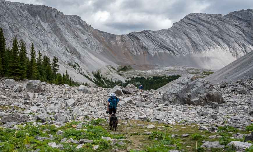 Heading for the third of the Pickle Jar Lakes