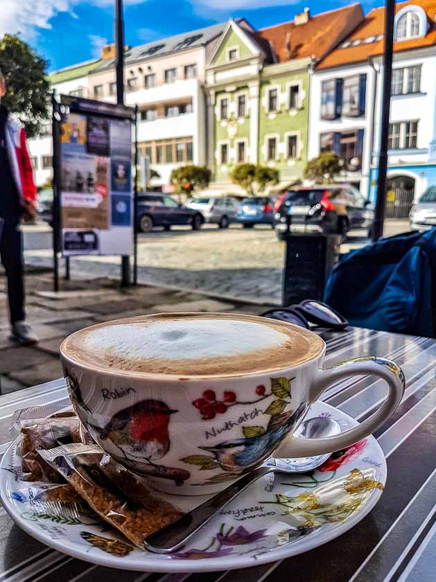 Cafe culture in Pisek