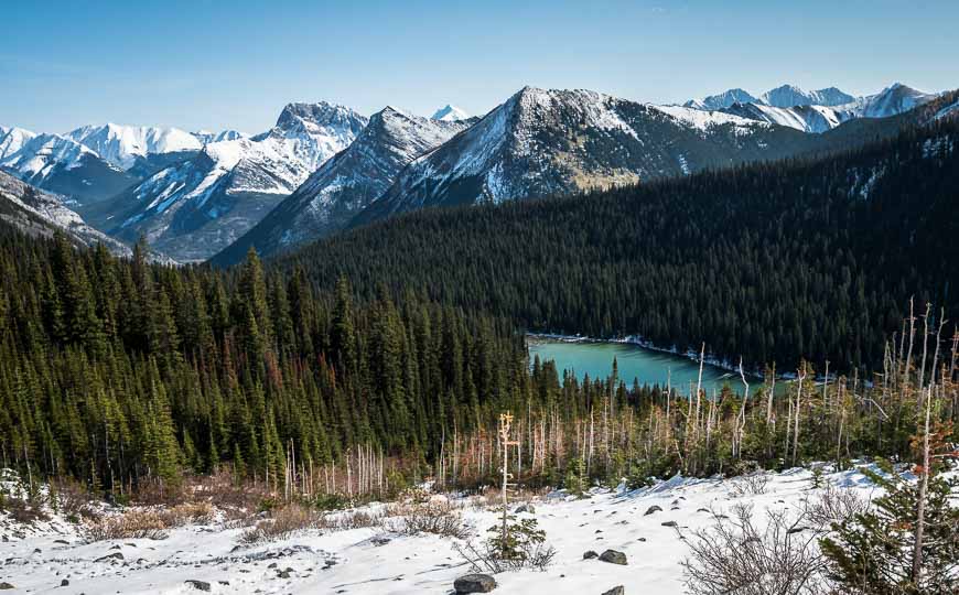 Looking back at Lillian Lake