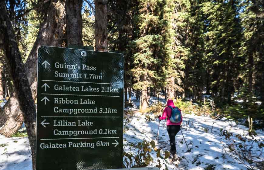 Another 1.1 km to reach Galatea Lakes