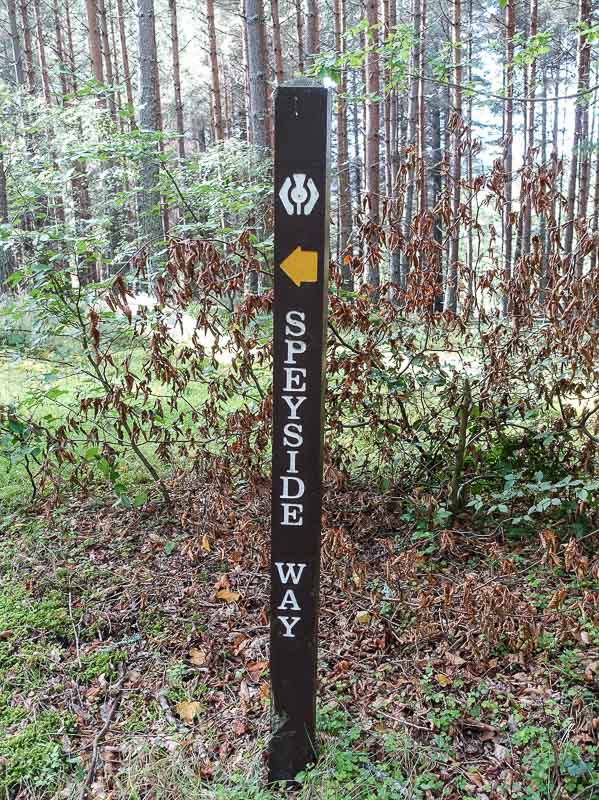 Great signage on the Speyside Way trail