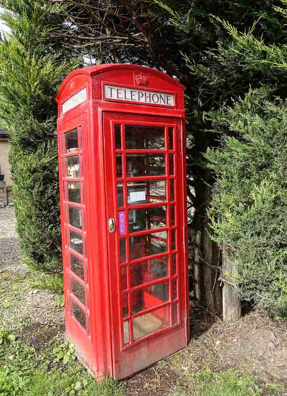 A phone kiosk