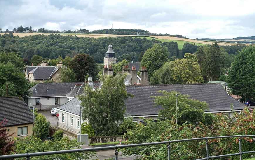 The village of Aberlour on the Speyside Way