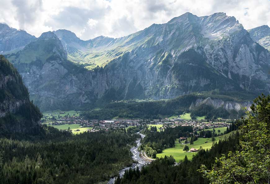 Kandersteg off in the distance