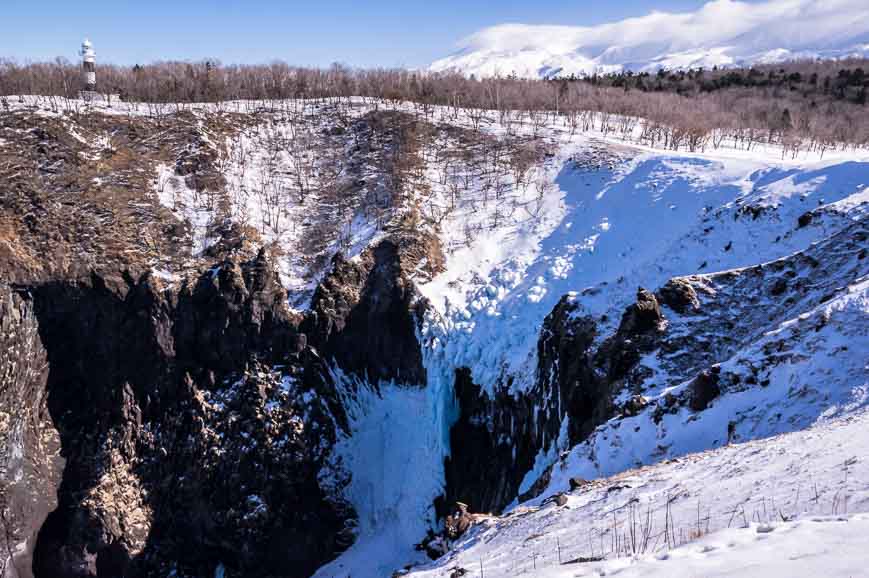 Frozen Furepe Waterfall 