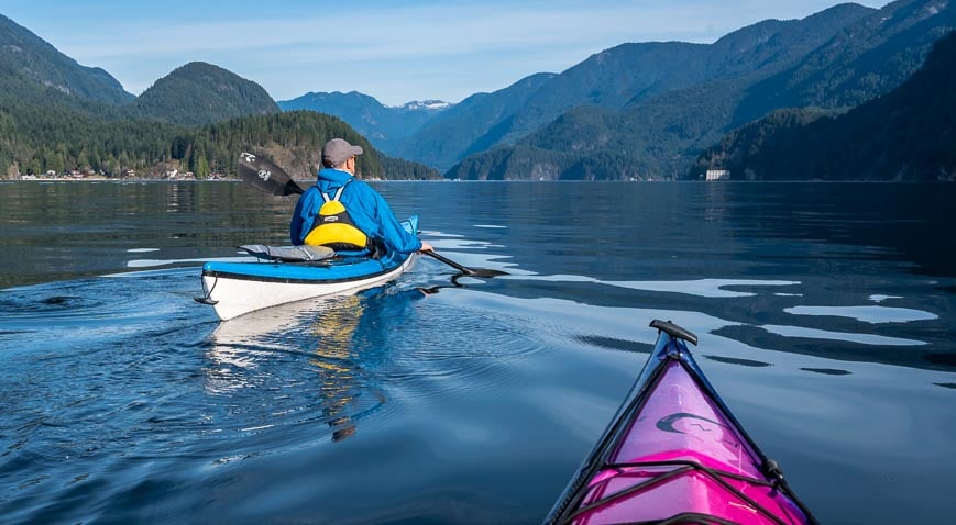 Paddling in Indian Arm