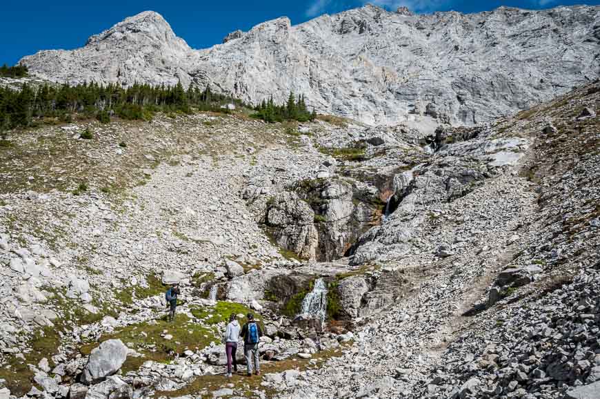 The source of the Elbow River