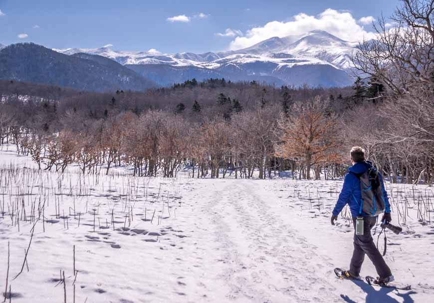 Shiretoko National Park has lots of mountains