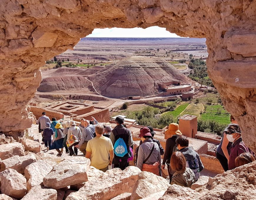 Ait Benhaddou gets very busy