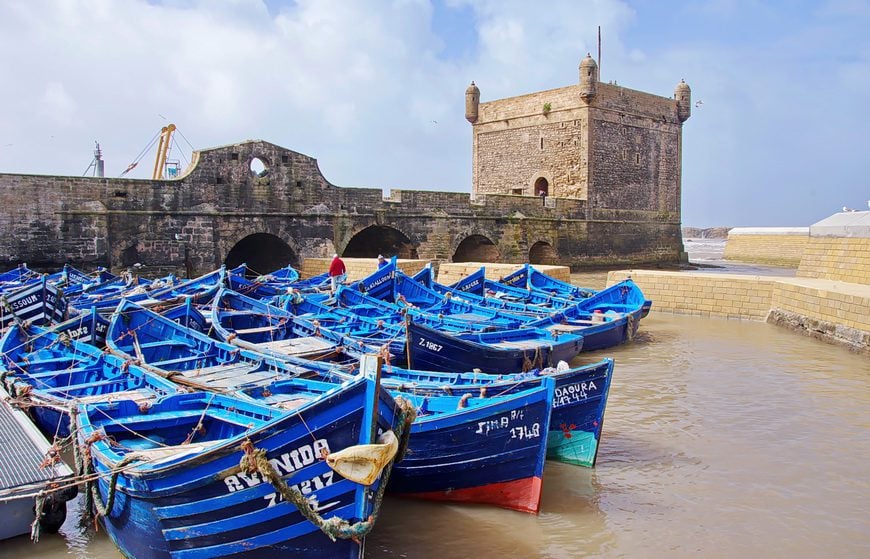 Essaouira is a colourful coastal city - and one of the interesting places to visit in Morocco