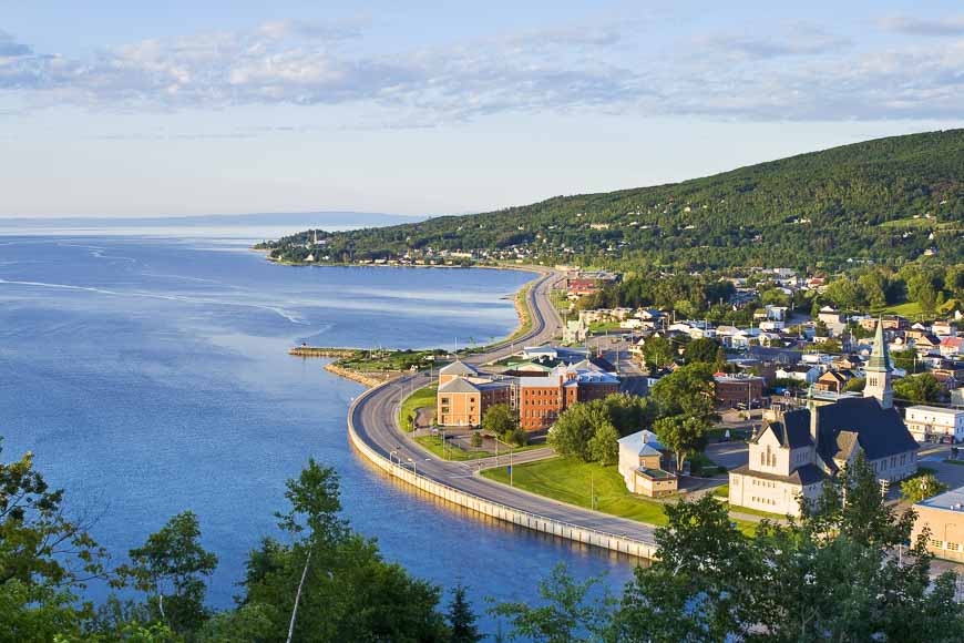 La Malbaie from above