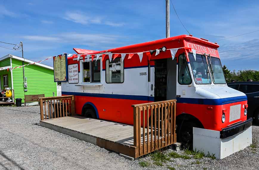 Stop at Longue-Pointe-de-Mingan for lunch near the end of the road trip in Quebec