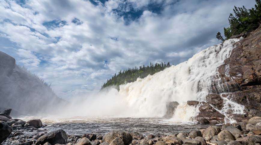 35 metre high Manitou Falls