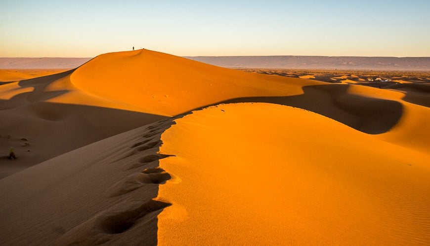 The Sahara Desert - one of the top places to visit in Morocco