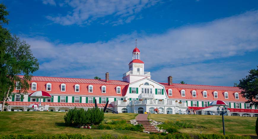 Hotel Tadoussac in Tadoussac - a great place to stay on a Quebec road trip