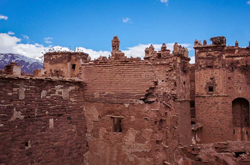 Much of the Kasbah is in terrible condition