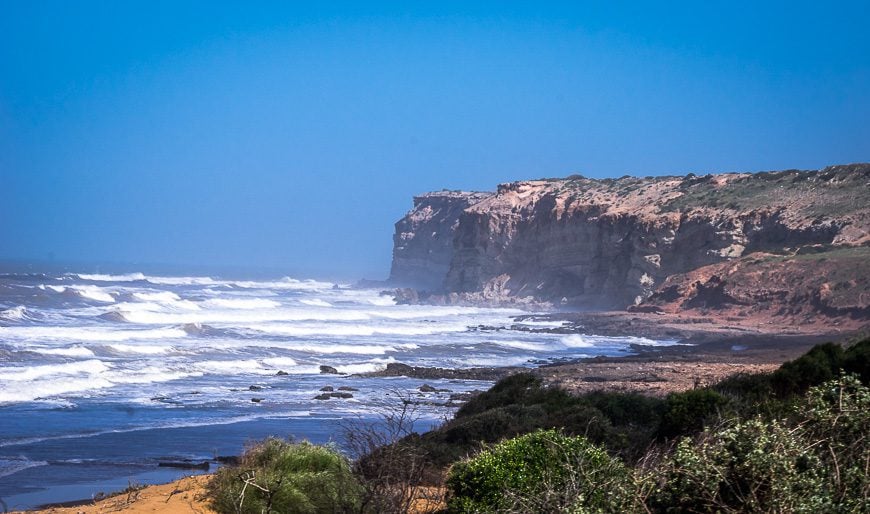 The coast north of Essaouira - one of the top places to visit in Morocco