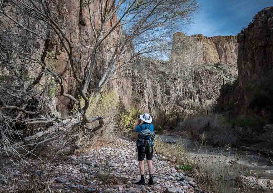 The hike is a great one for birding