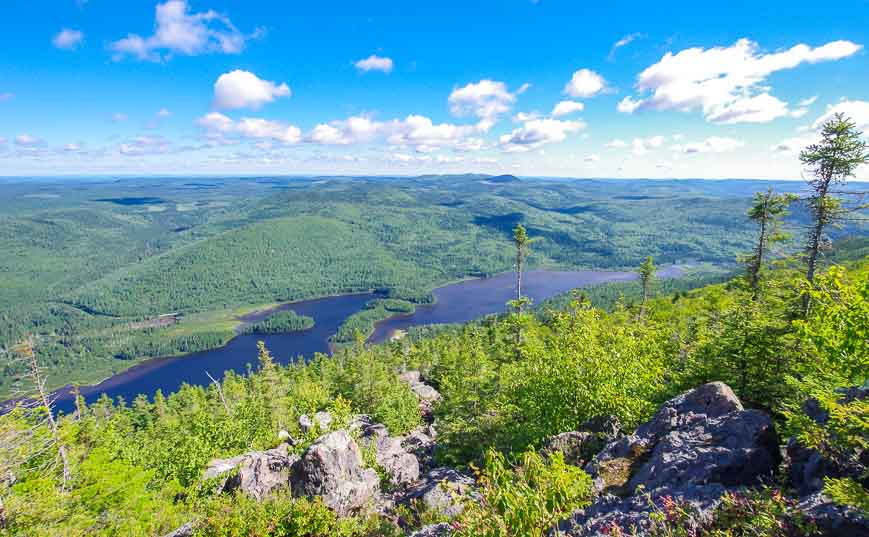 Gorgeous views on the Mount Sagamook hike - one of the top places to visit in New Brunswick