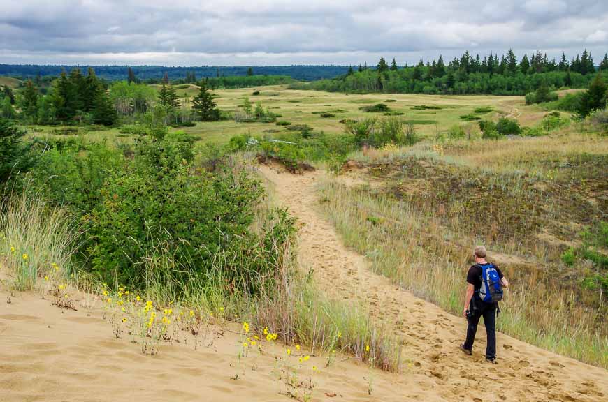 Hiking the Spirit Sands Trail - one of the family friendly outdoor adventures in Manitoba