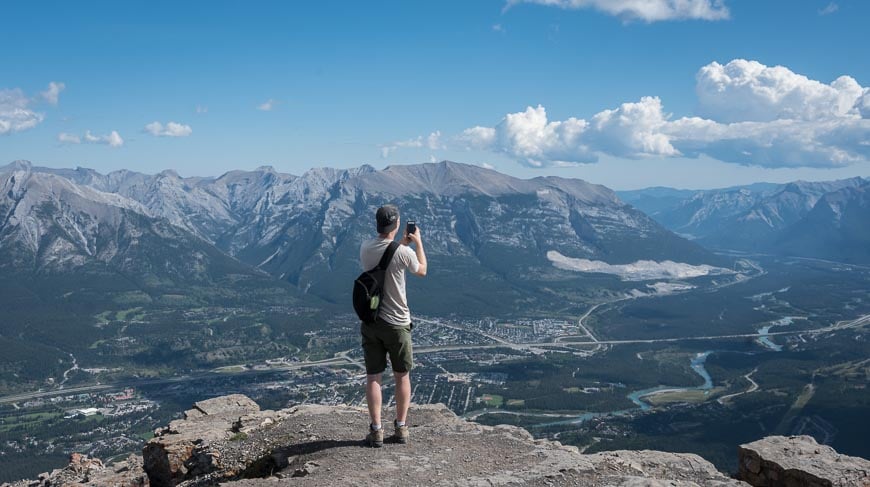 Now that's a view of Canmore