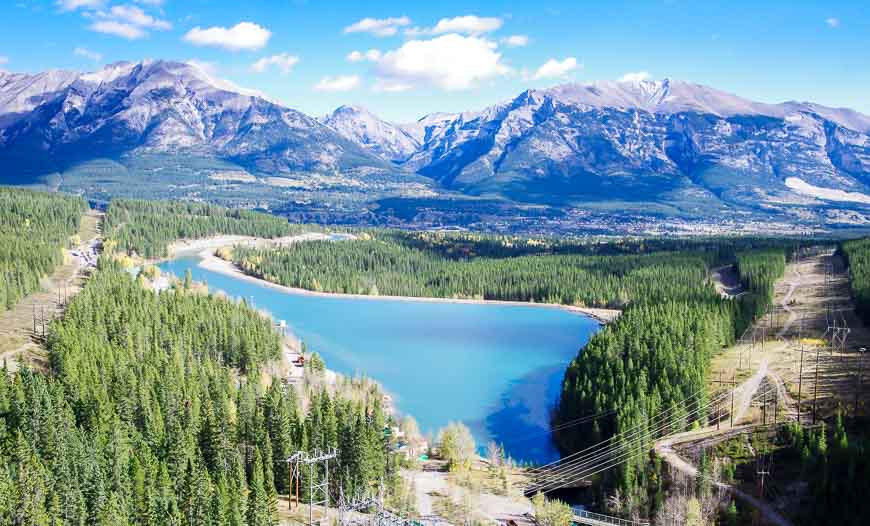 Nice views either below or above Grassi Lakes