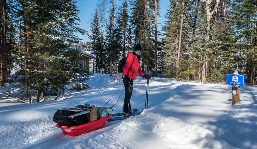 Arrival at Ojibway Cabin in Quetico Provincial Park