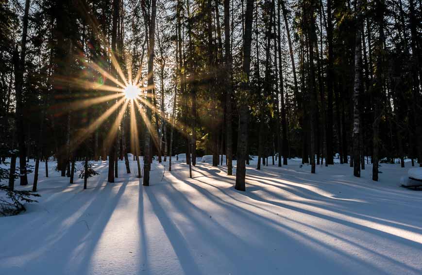 The perfection of a winter morning