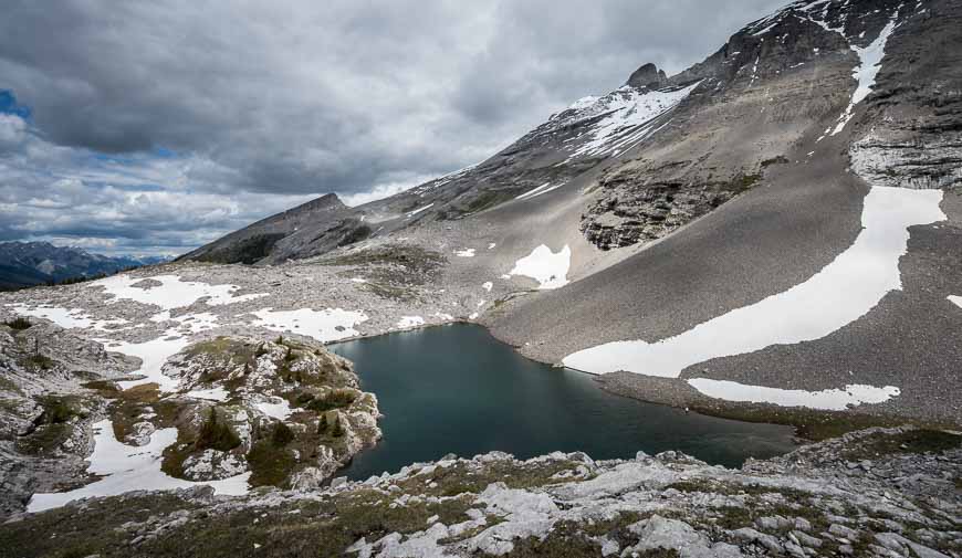 The first of the Sparrowhawk Tarns