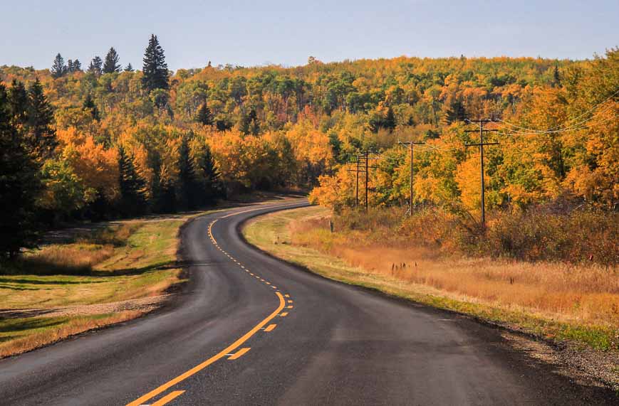 It's a pretty drive into Cypress Hills Provincial Park in Saskatchewan