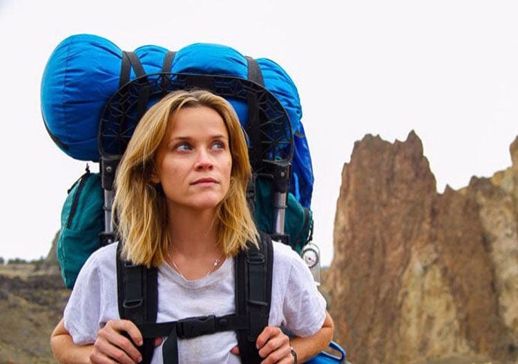 Reese Witherspoon as Cheryl Strayed in “Wild,” one woman’s life-changing solo walk on the Pacific Crest Trail. 