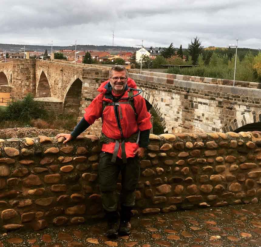 My own 800-km solo walk on the Camino de Santiago de Compostela in Spain a few years ago.