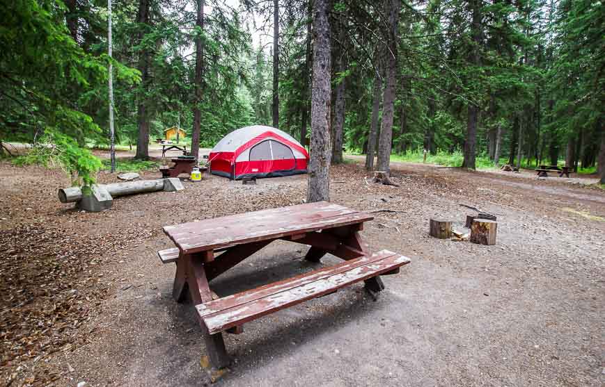 Tips for car camping along the Icefields Parkway