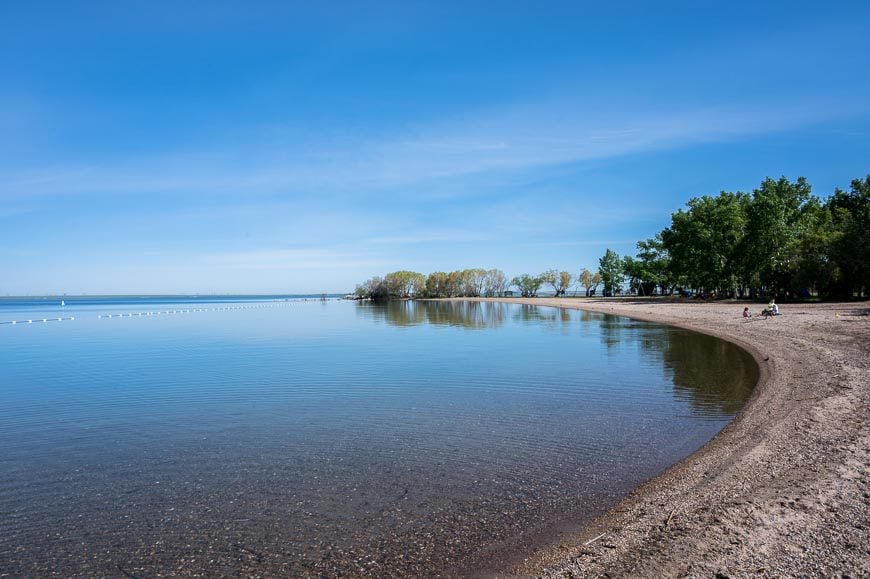 The beach is a major destination especially with young families