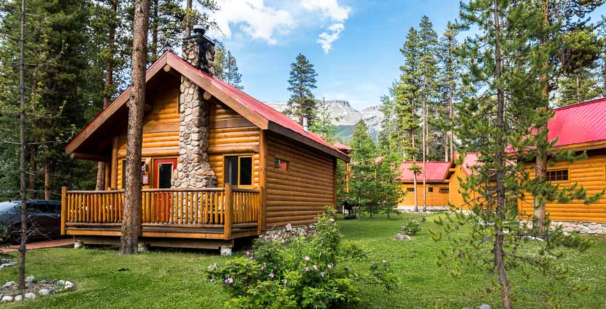 Cabins and lodge rooms are available at Baker Creek Resort