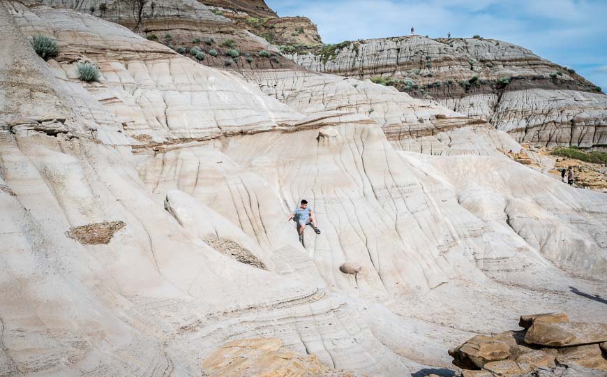 Kids love playing along the Hoodoo Trail